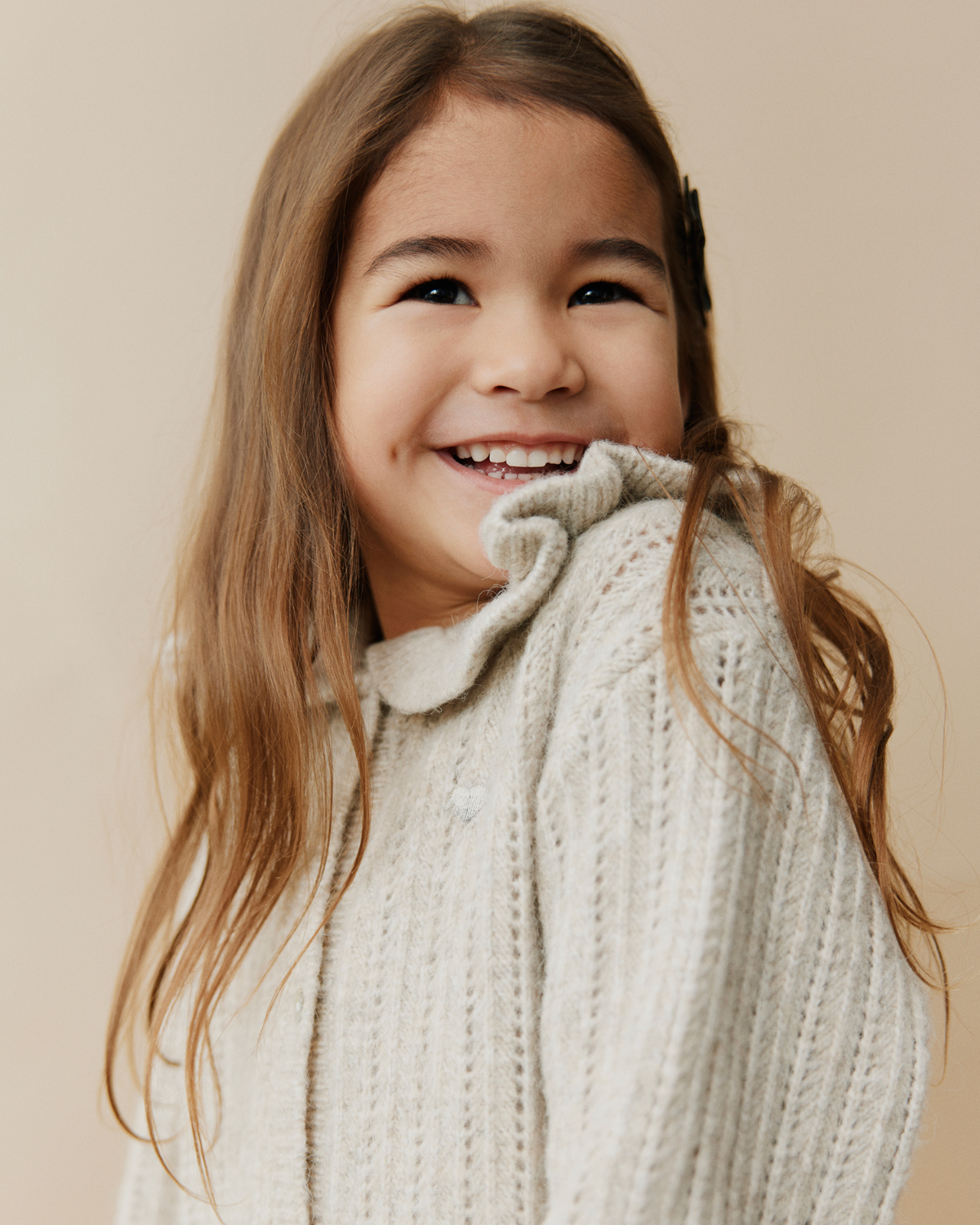 Sofie Schnoor KIDS HENNYSK CARDIGAN Cardigan 0136 Ecru melange