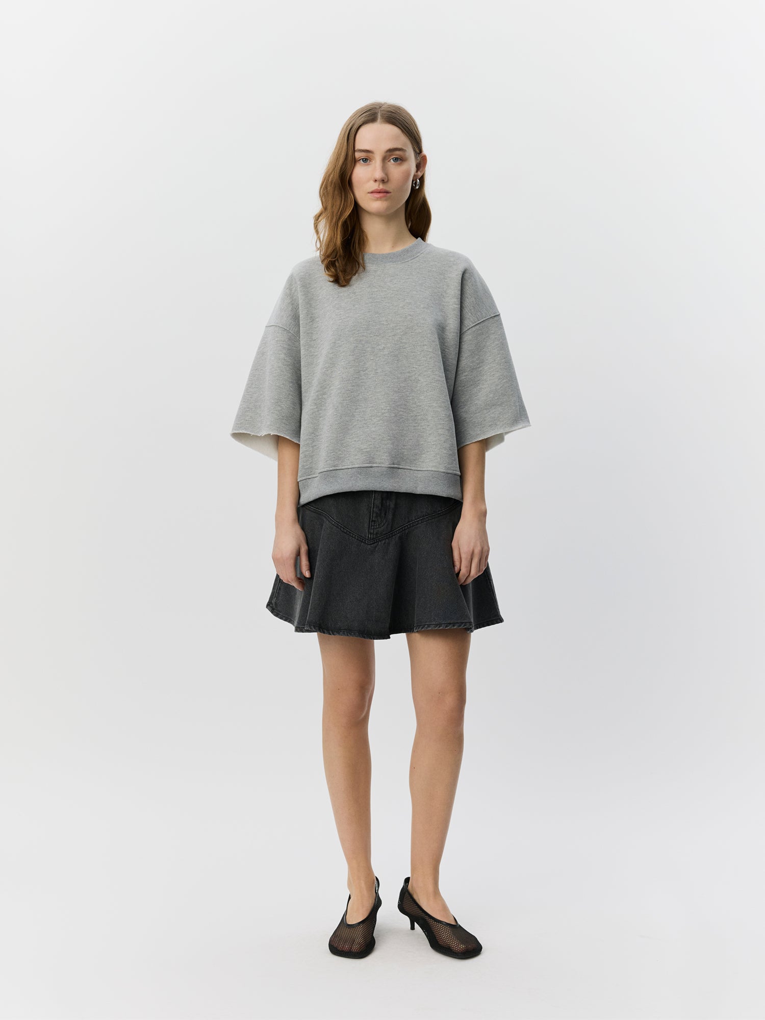 Sofie Schnoor WOMEN JACKYSW DENIM MINI NEDERDEL Nederdel 1024 Black washed Denim