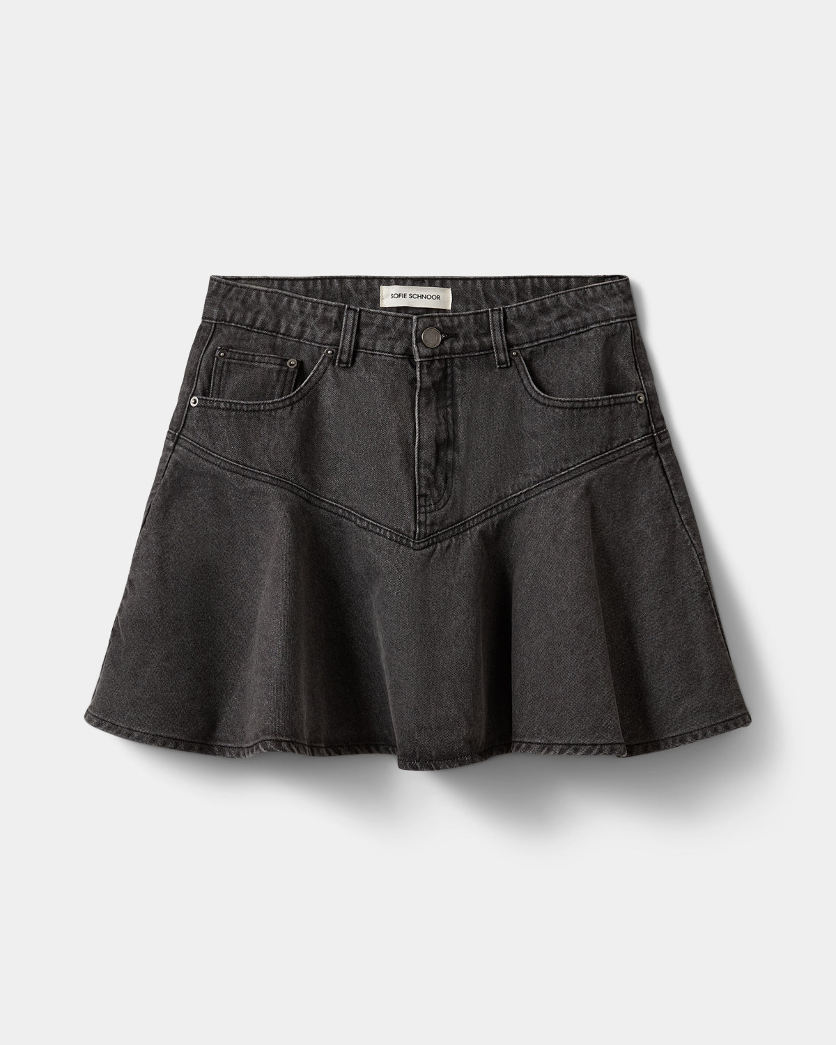 Sofie Schnoor WOMEN JACKYSW DENIM MINI NEDERDEL Nederdel 1024 Black washed Denim