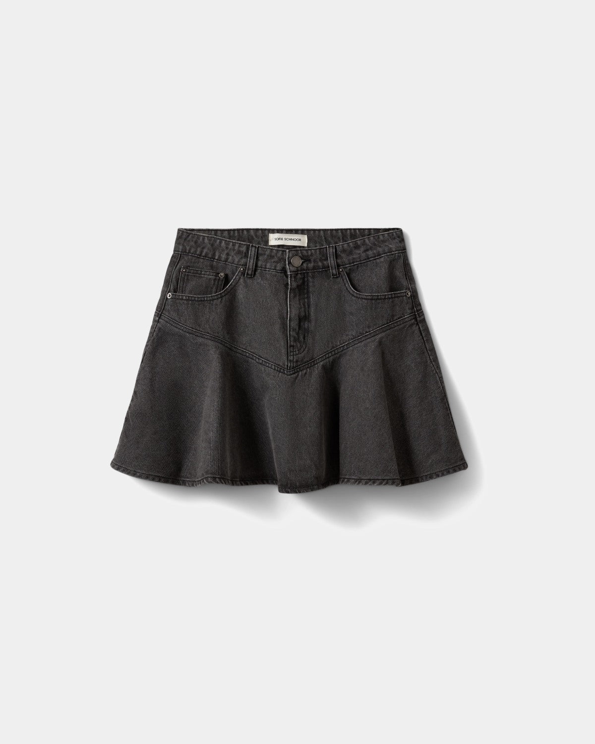 Sofie Schnoor WOMEN JACKYSW DENIM MINI NEDERDEL Nederdel 1024 Black washed Denim