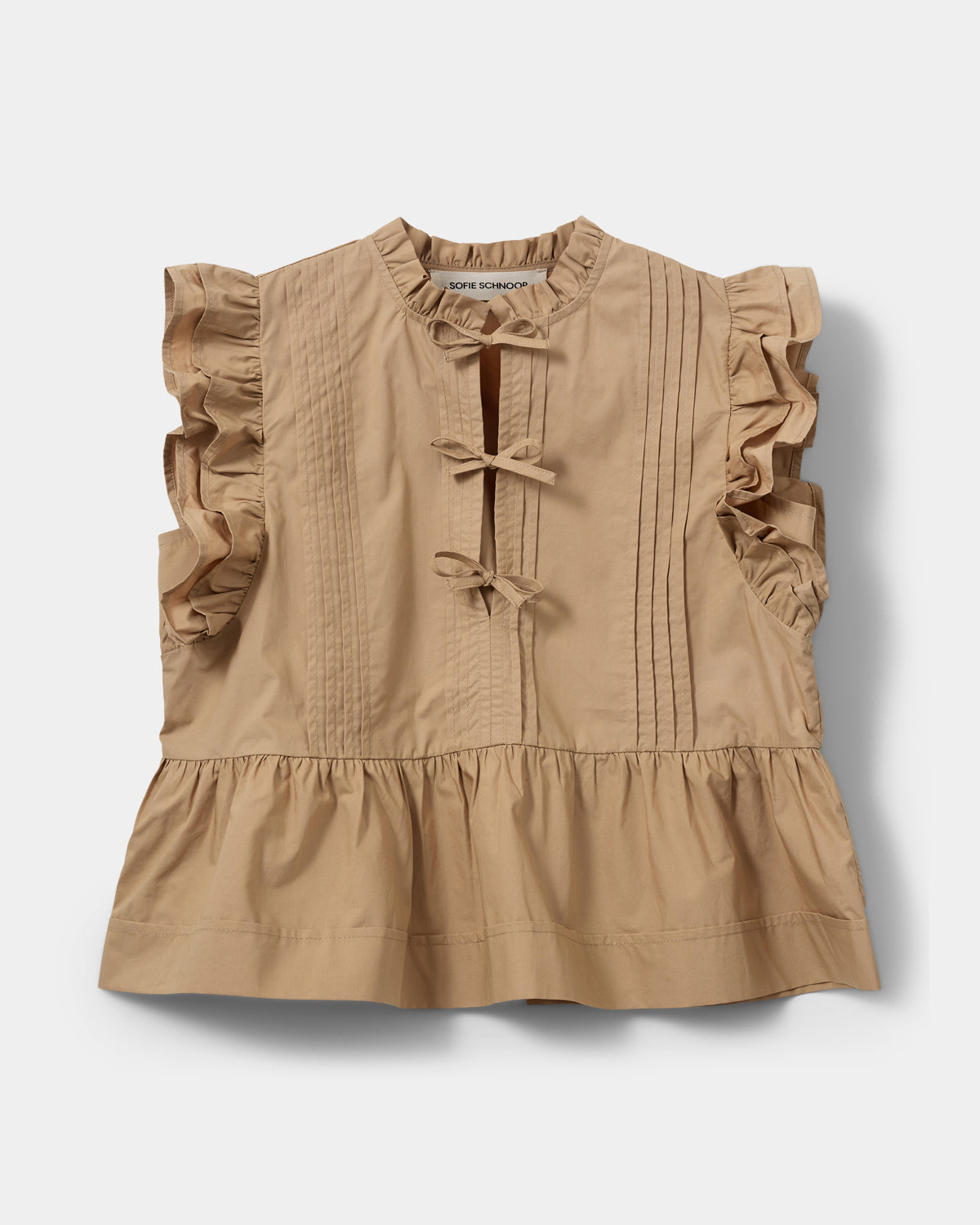 Sofie Schnoor YOUNG JULIETTESY TOP Top 7012 Camel