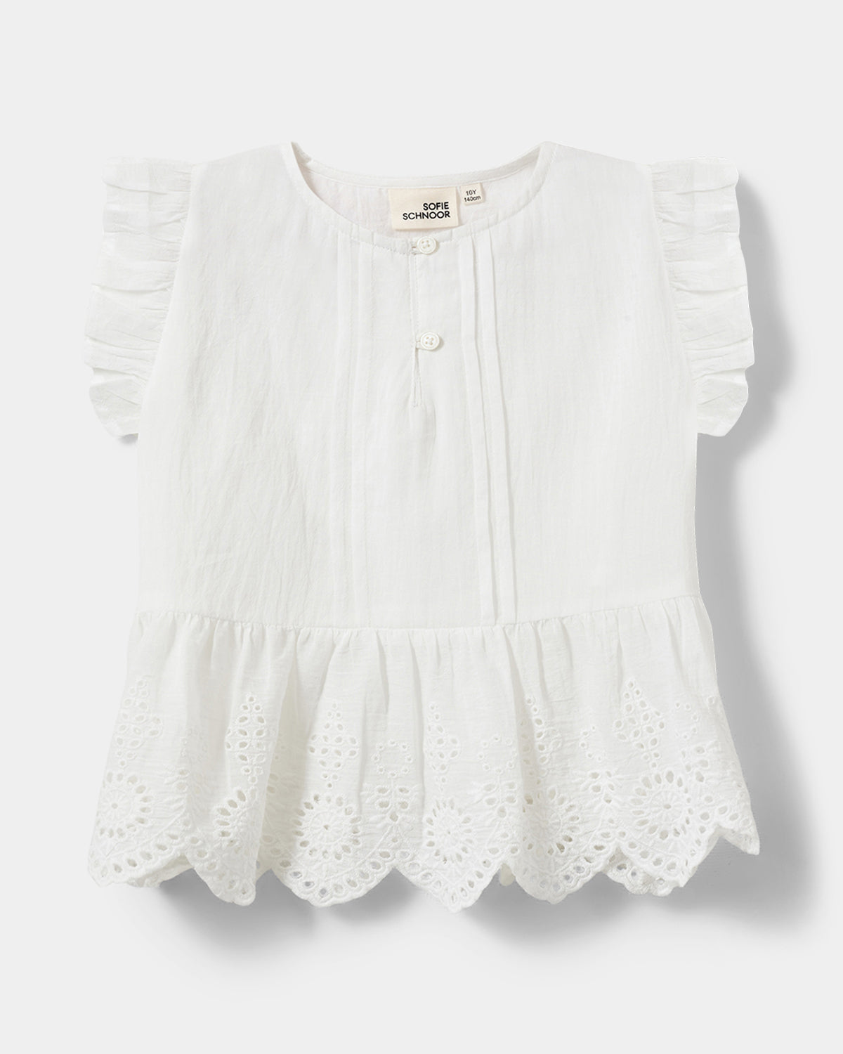 Sofie Schnoor KIDS JuiletteKB Bluse Bluse 0124 Snow white