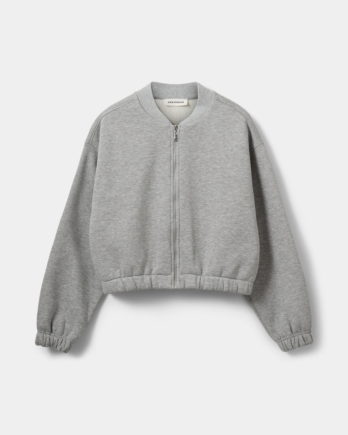 Sofie Schnoor WOMEN KATIESW SWEAT BOMBER JAKKE Hættetrøje 8000 Grey Melange
