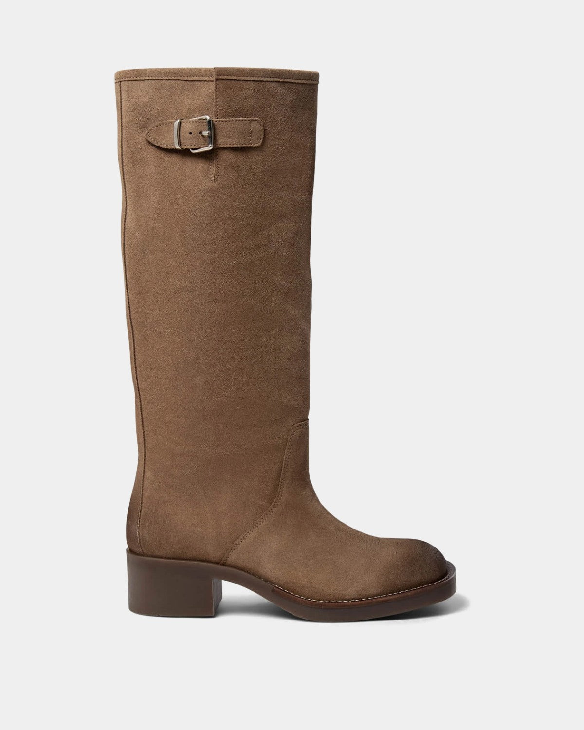 Sofie Schnoor WOMEN KNEE HIGH SUEDE BOOT Støvle 7042 Dark sand