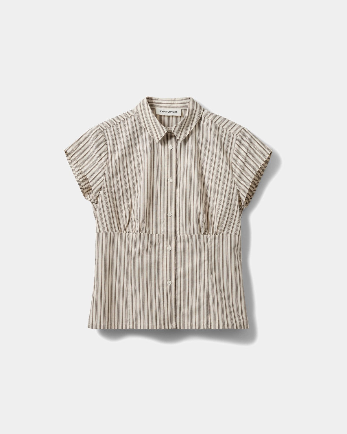 Sofie Schnoor WOMEN LILYANSW SKJORTE Skjorte 7118 Light Brown Striped