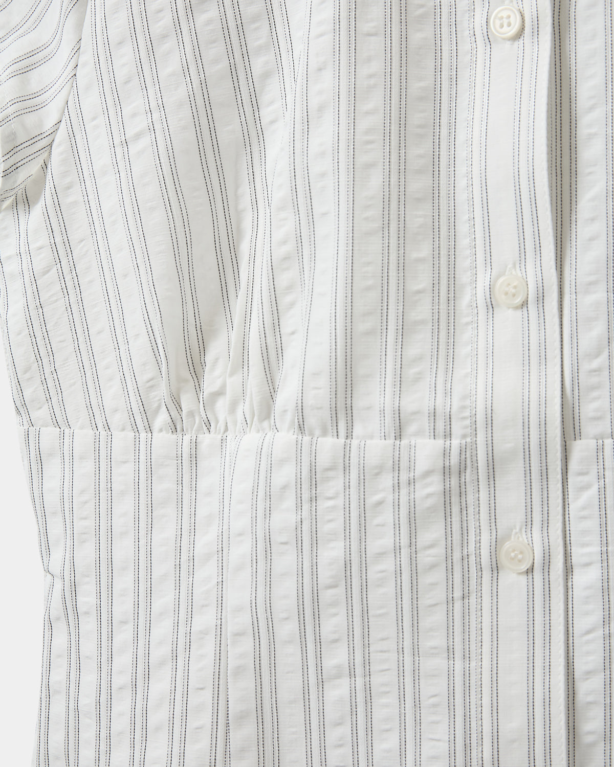 Sofie Schnoor WOMEN LILYANSW STRIPED TÆTSIDDENDE SKJORTE Skjorte 0154 Off White / Black stripe