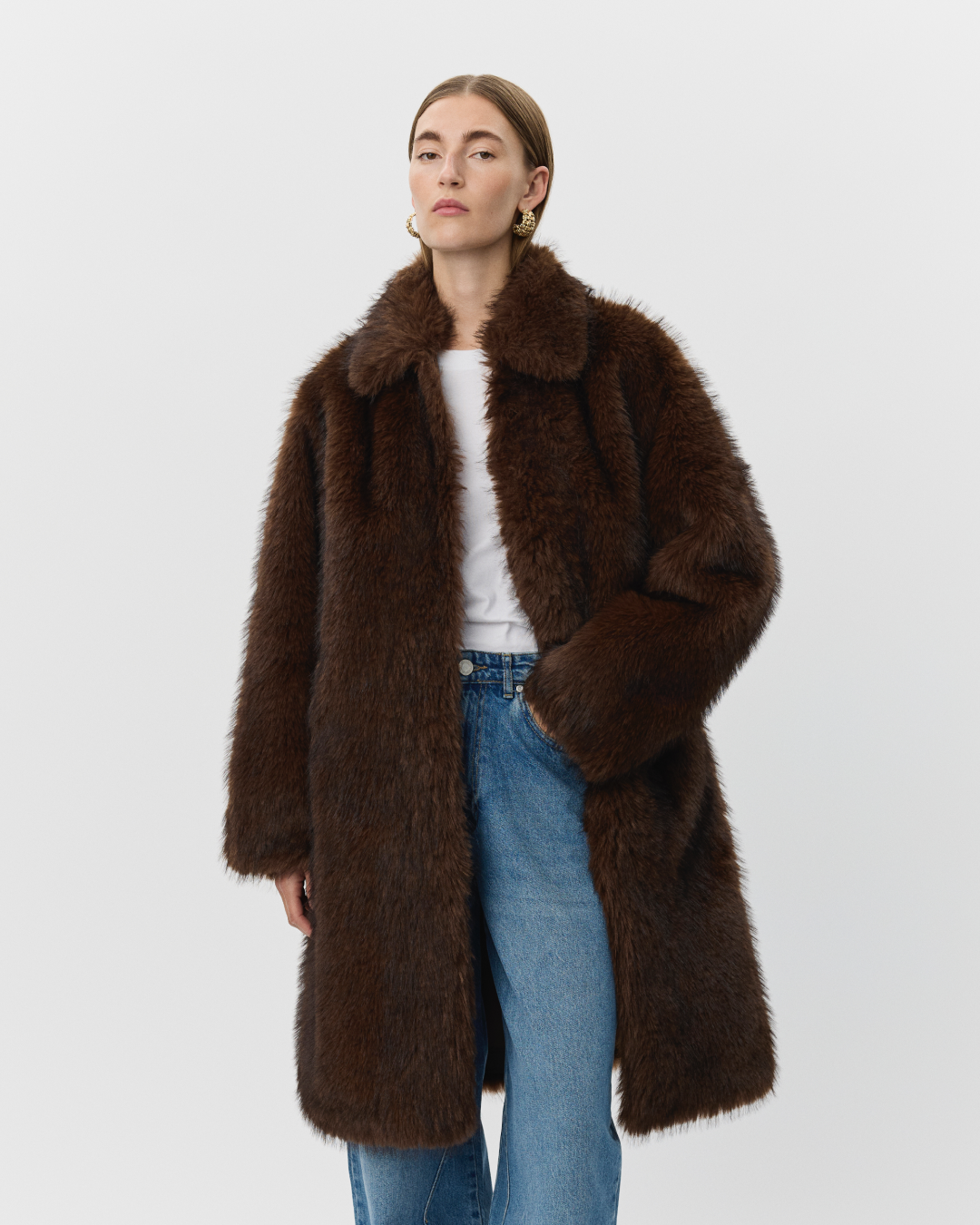 Sofie Schnoor WOMEN LIZZASW FRAKKE Frakke 7052 Brown