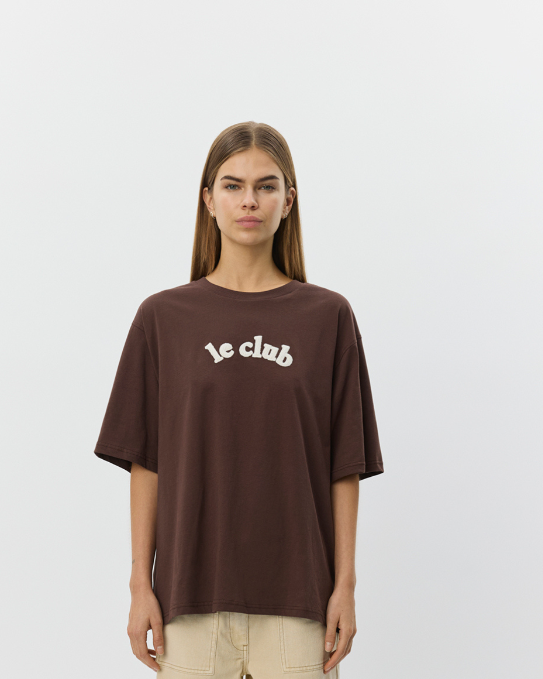 Sofie Schnoor WOMEN MAESW OVERSIZE T-SHIRT T-shirt 7025 Dark brown