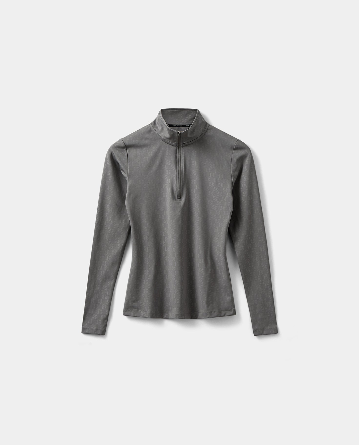 Sofie Schnoor SPORT MALLORYSW T-SHIRT LONG SLEEVE T-shirt lang ærmet 8043 Charcoal Grey