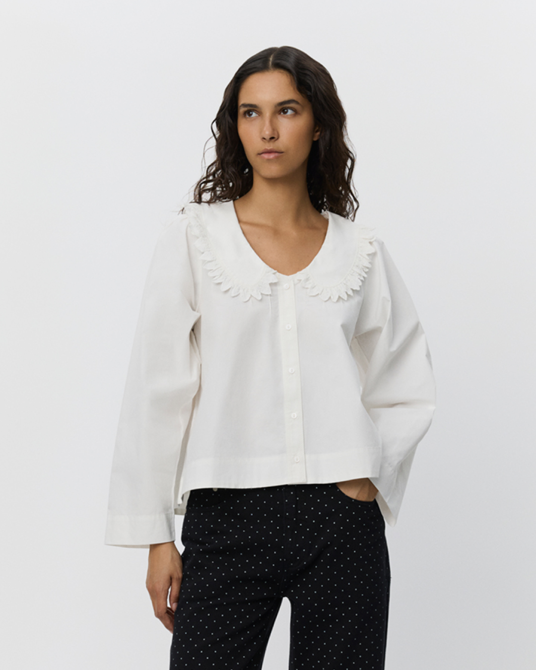 Sofie Schnoor WOMEN MANONSW SKJORTE Skjorte 0153 Cream