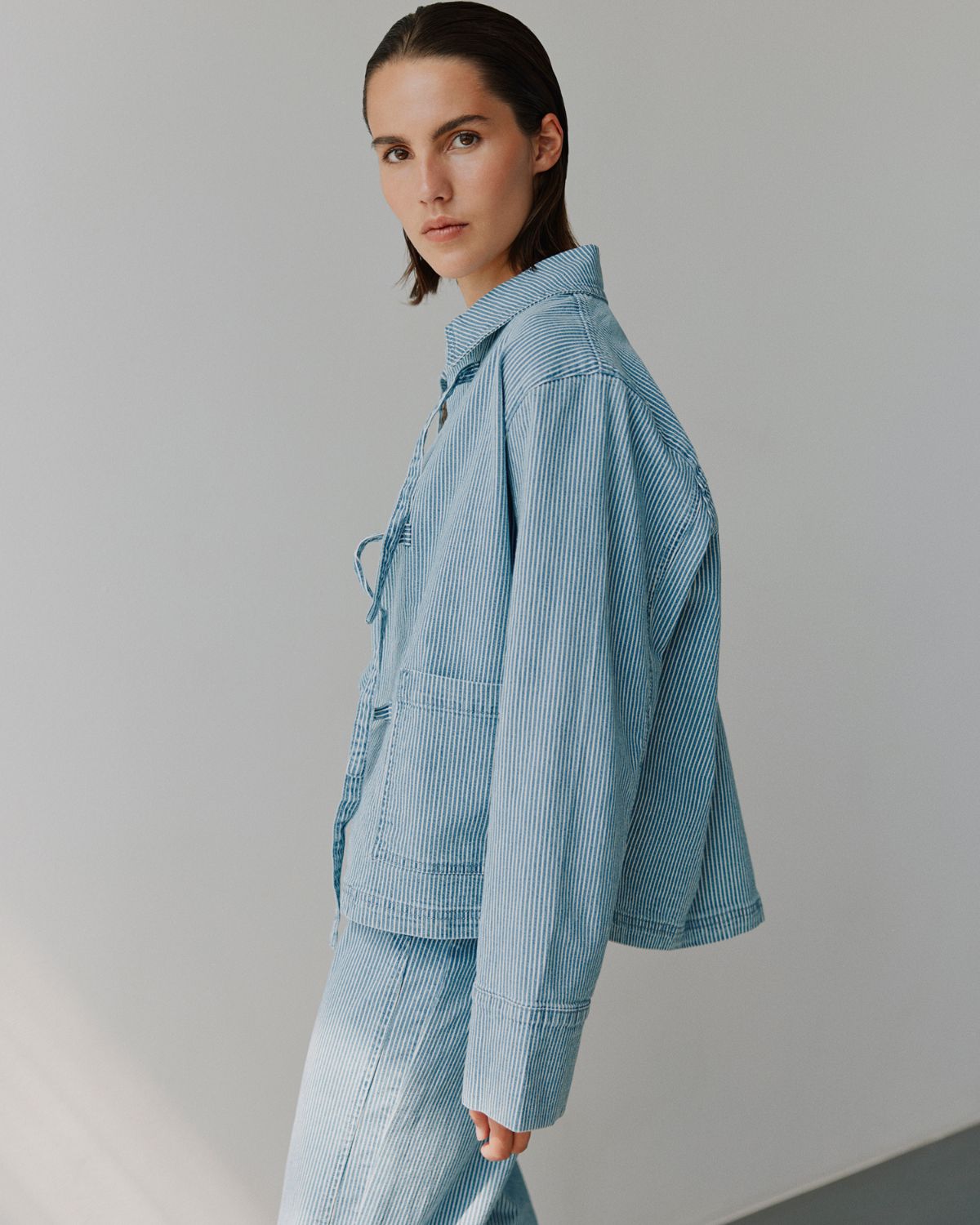 Sofie Schnoor WOMEN MARLOSW JAKKE Jakke 5092 Blue striped