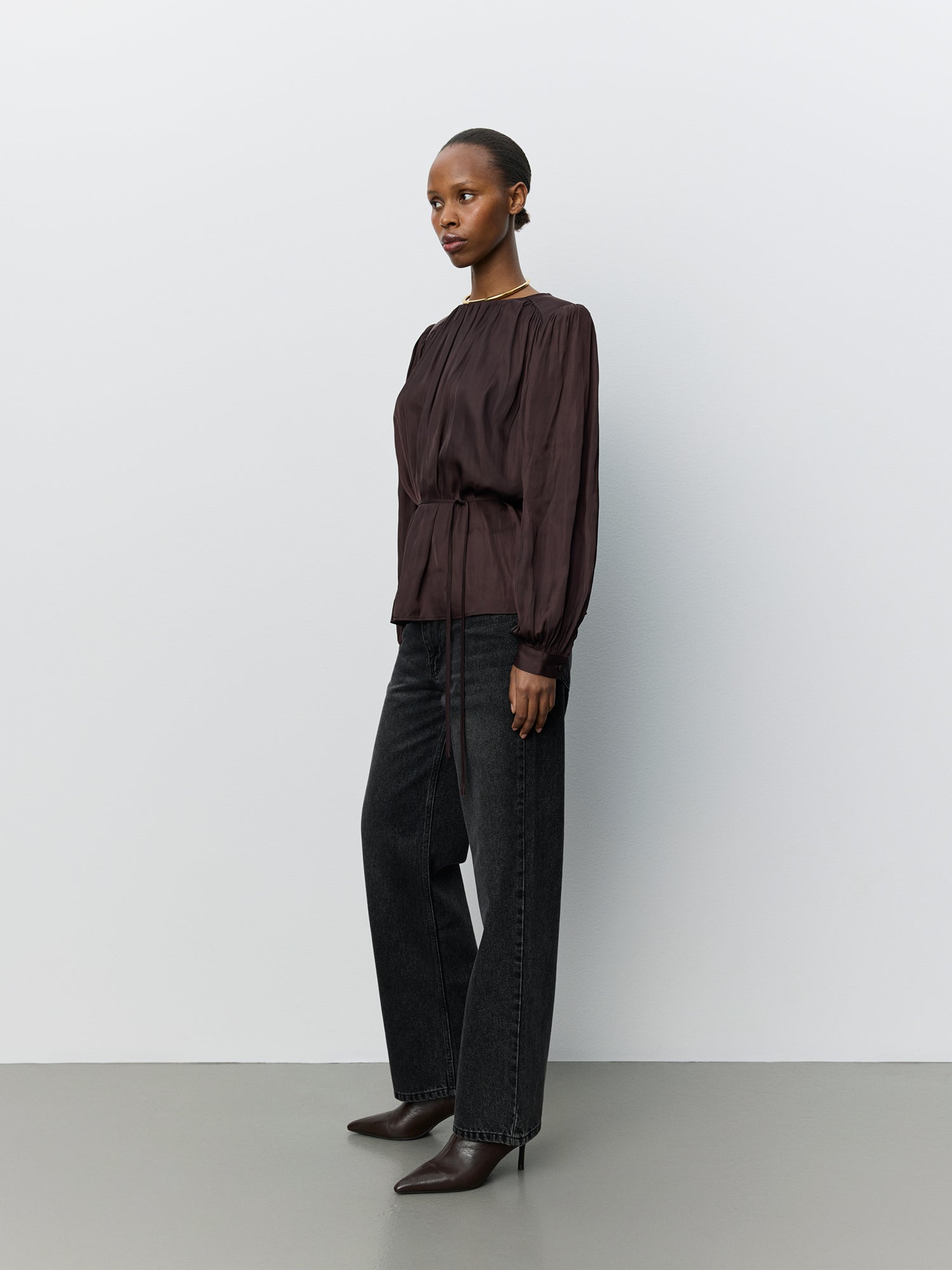 Sofie Schnoor WOMEN MARTHEASW BLUSE Bluse 7168 Dark Plum