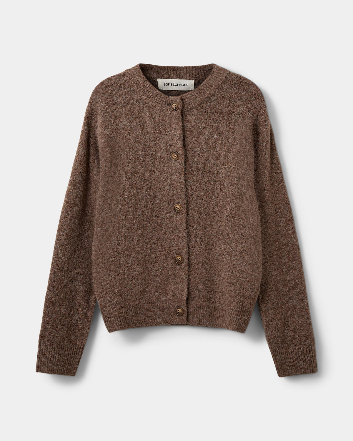 Sofie Schnoor YOUNG MAURASY CARDIGAN Cardigan 7071 Brown melange