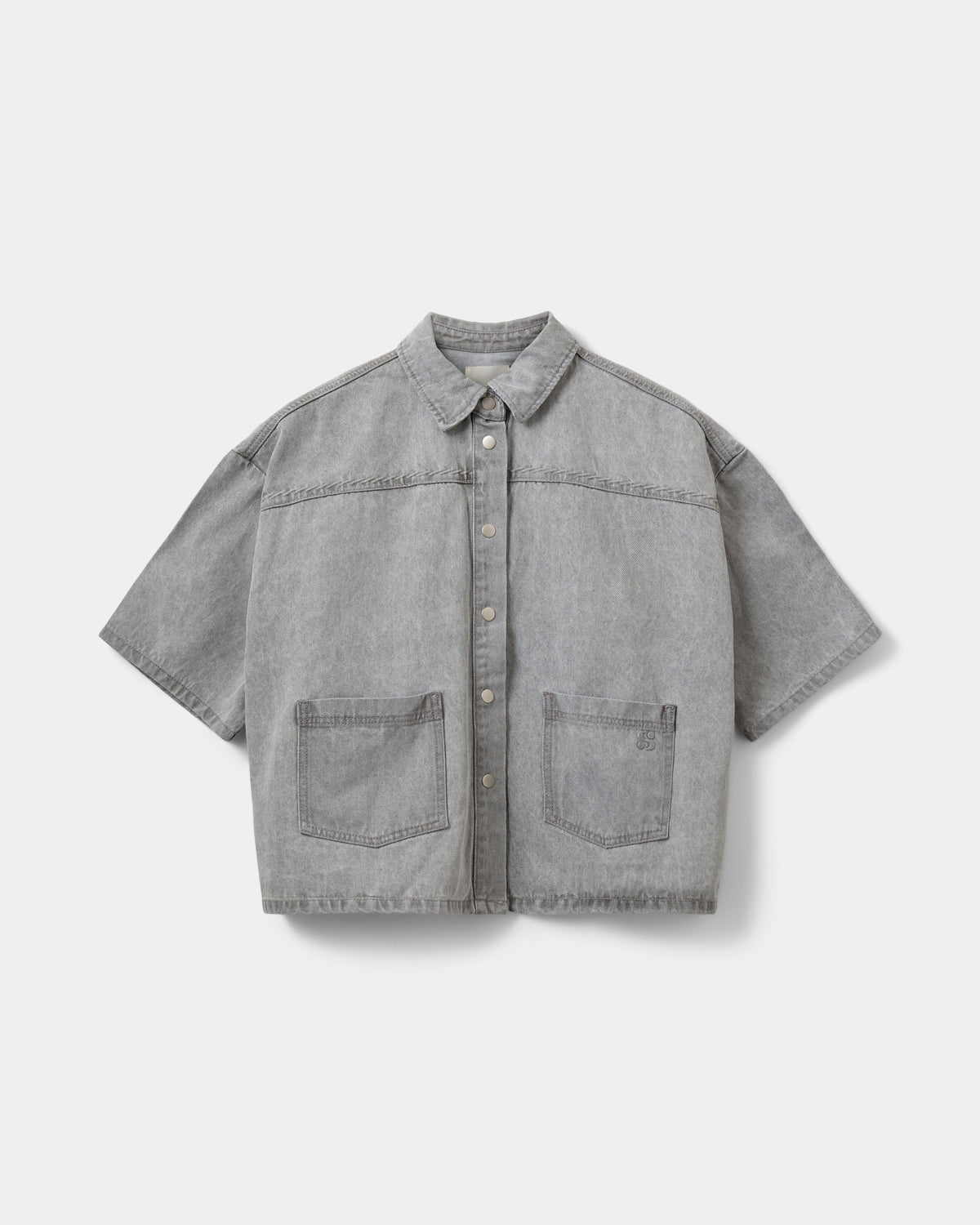 Sofie Schnoor WOMEN MELISSASW DENIM LØS SIDDENDE OVERSKJORTE Jakke 8052 Stone Grey