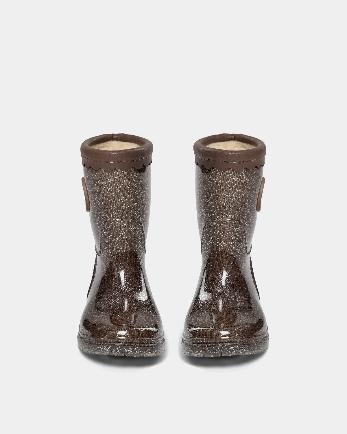 Sofie Schnoor KIDS MELLYKB GUMMISTØVLE MED FOER Gummistøvle 7080 Dark brown