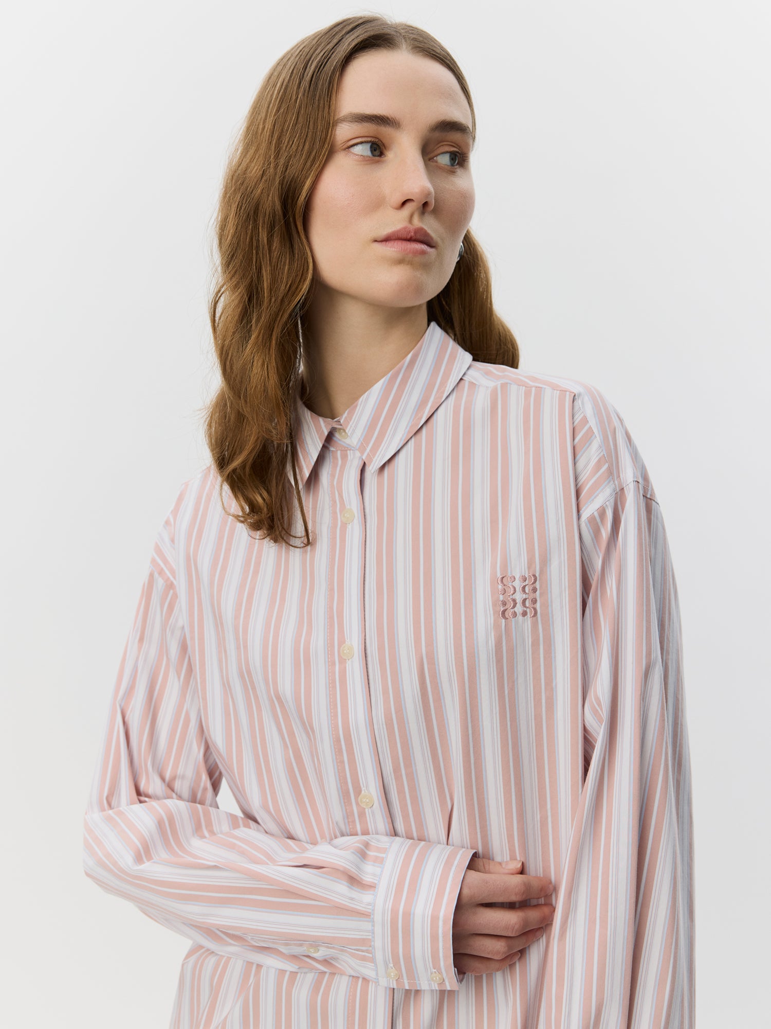 Sofie Schnoor WOMEN MERCYSW OVERSIZED SKJORTE Skjorte 4169 Light Rose Striped