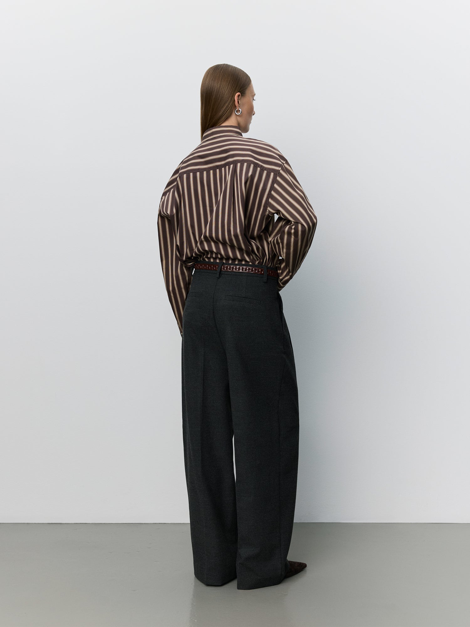 Sofie Schnoor WOMEN MERCYSW OVERSIZED SKJORTE Skjorte 7113 Brown Striped