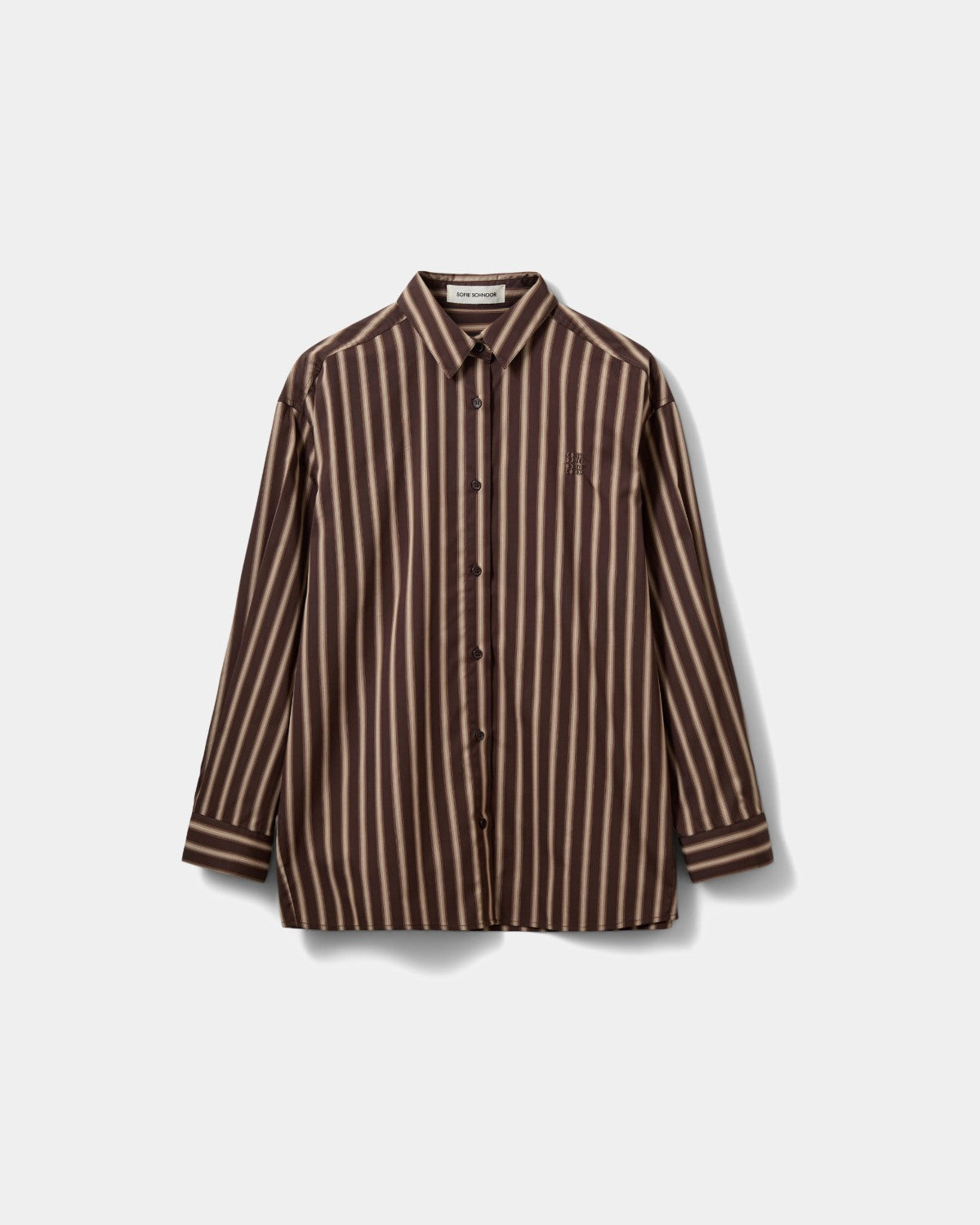 Sofie Schnoor WOMEN MERCYSW OVERSIZED SKJORTE Skjorte 7113 Brown Striped