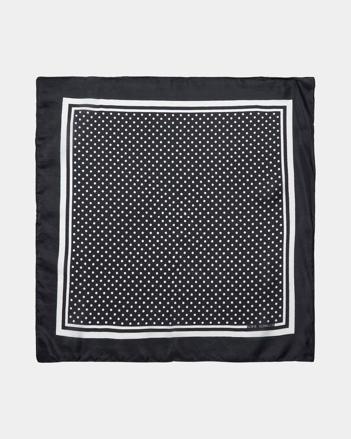 Sofie Schnoor WOMEN MIASW TØRKLÆDE Tørklæde 9096 Black Off white