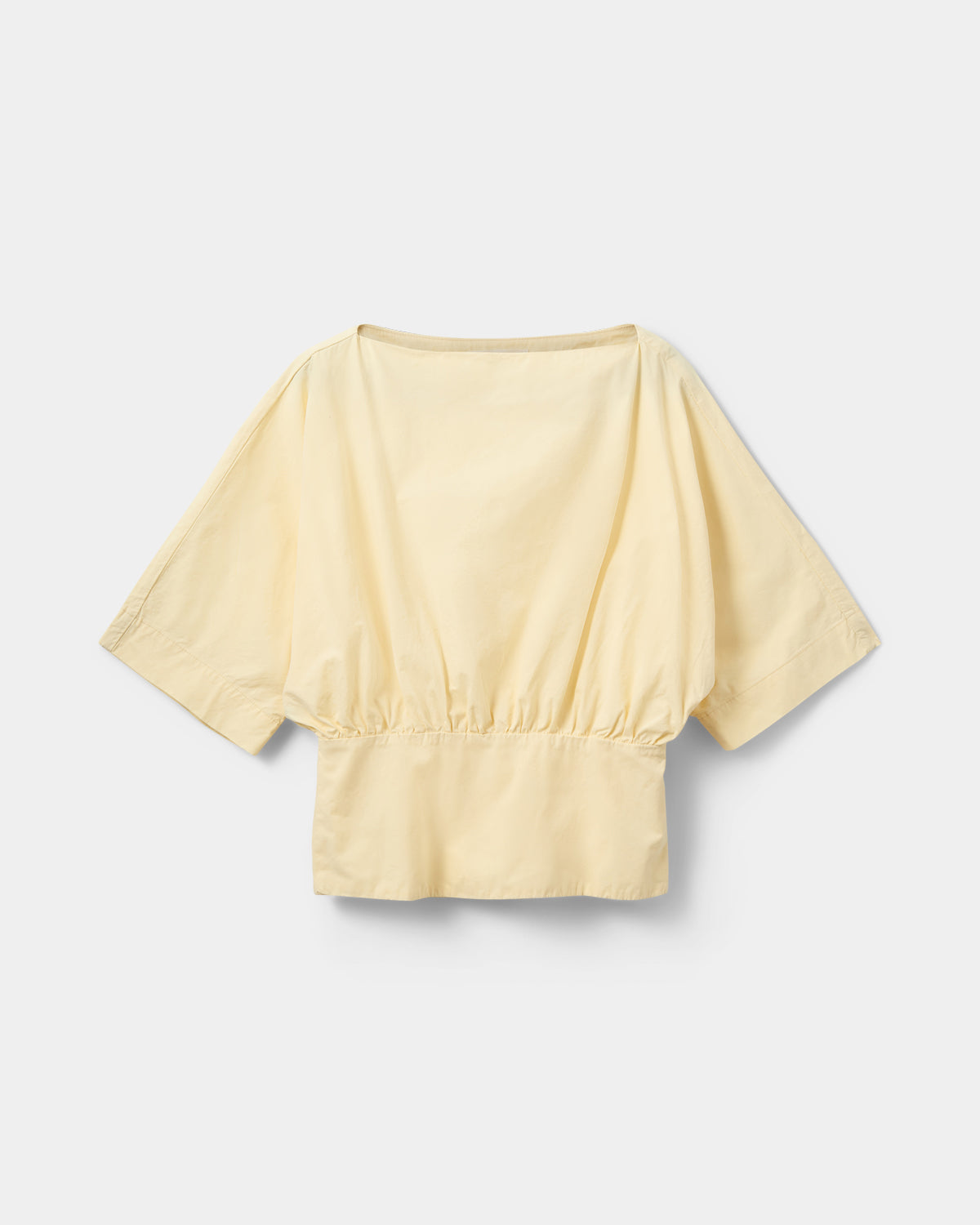 Sofie Schnoor WOMEN MIKKASW HALS MED BÅD UDSKÆRING BLUSE Bluse 2026 Light yellow