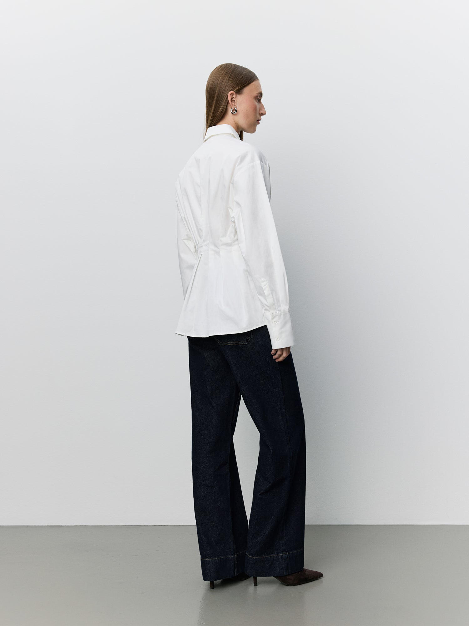 Sofie Schnoor WOMEN MIKRASW FITTED SKJORTE MED LÆG Skjorte 0101 Off white