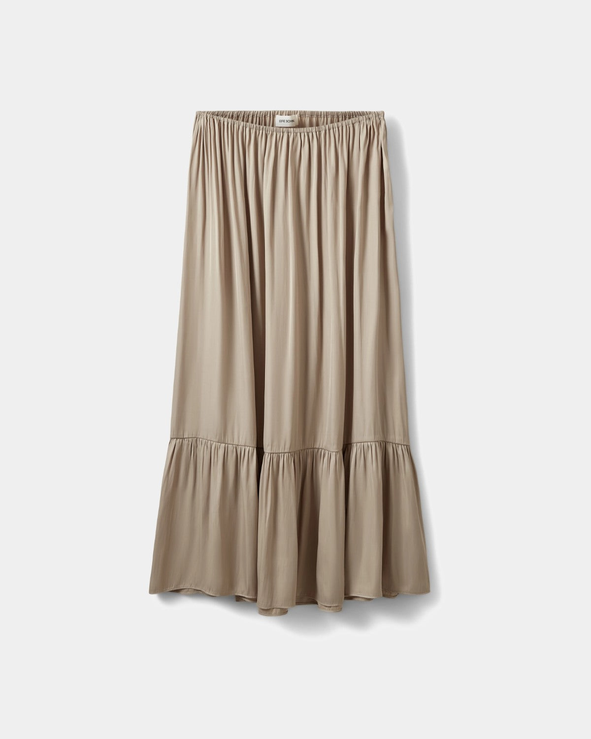 Sofie Schnoor WOMEN MILIASW MAXI NEDERDEL Nederdel 8058 Feather Gray