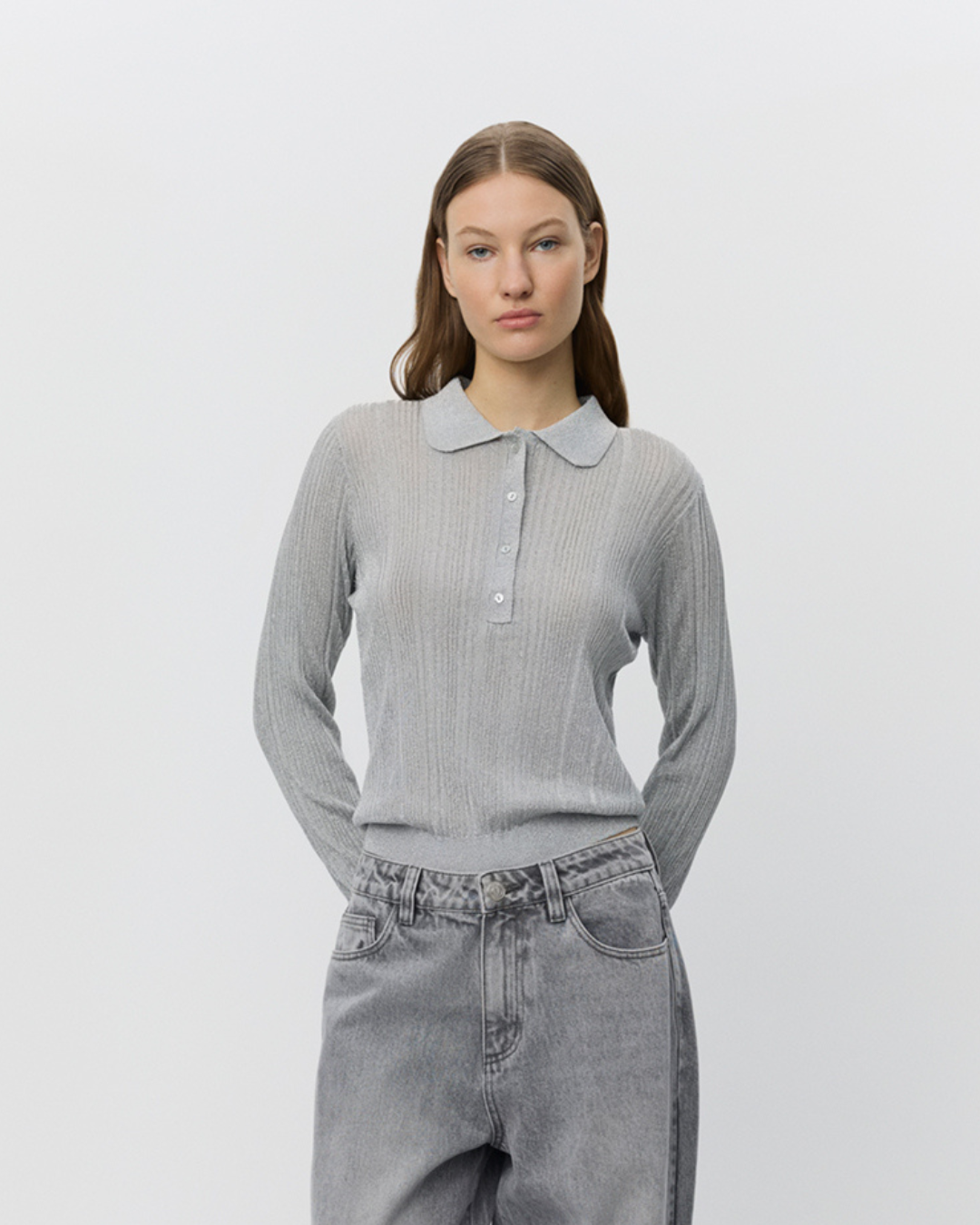 Sofie Schnoor WOMEN MINDYSW STRIK Strik 8037 Silver