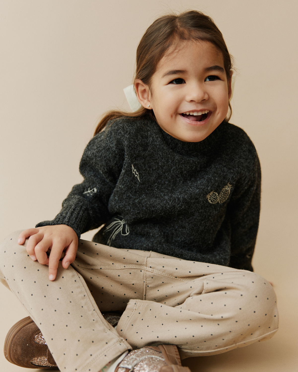 Sofie Schnoor KIDS MINNIKSK STRIK Strik 1000 Black