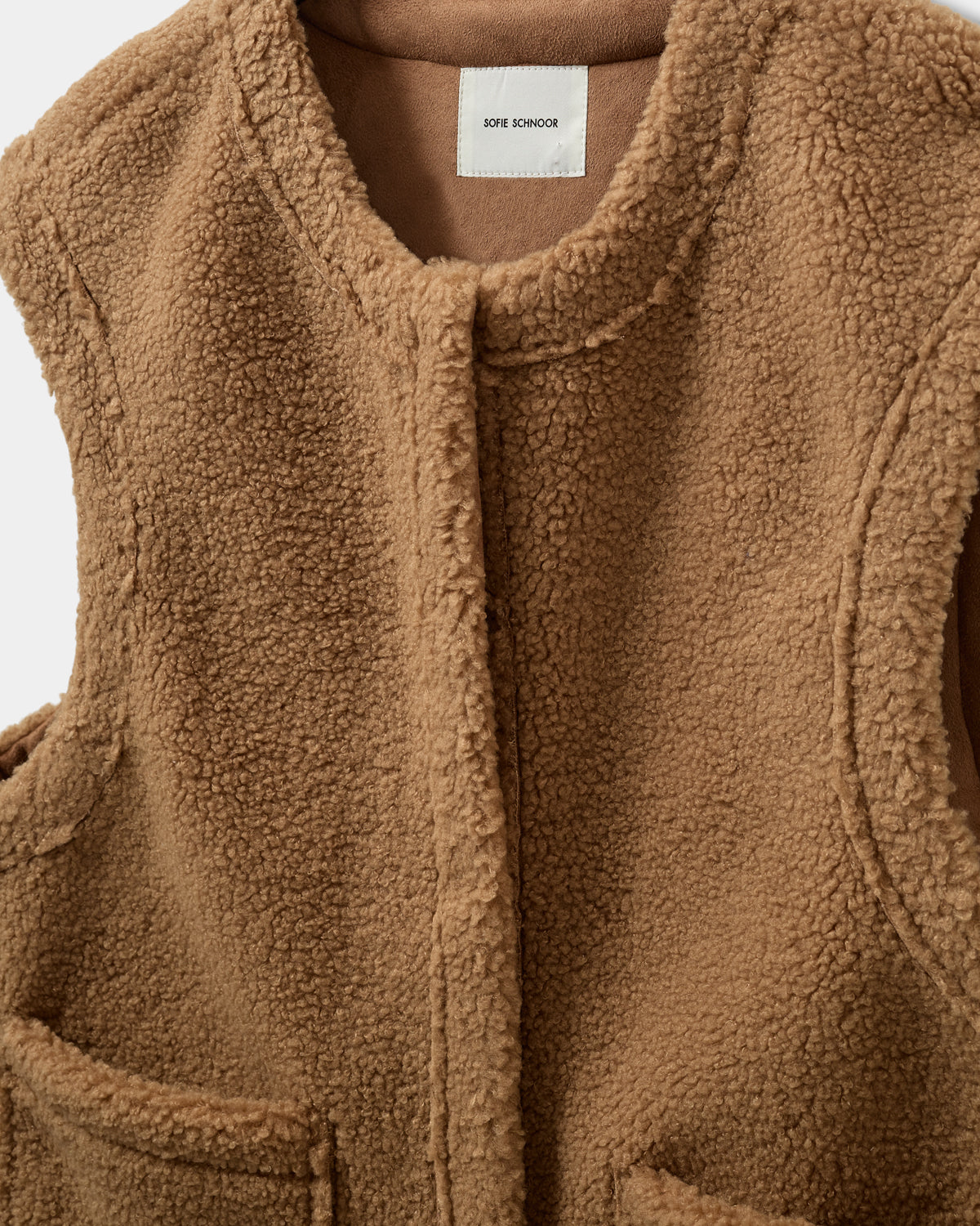 Sofie Schnoor WOMEN MORGANSW VEST Vest 7012 Camel
