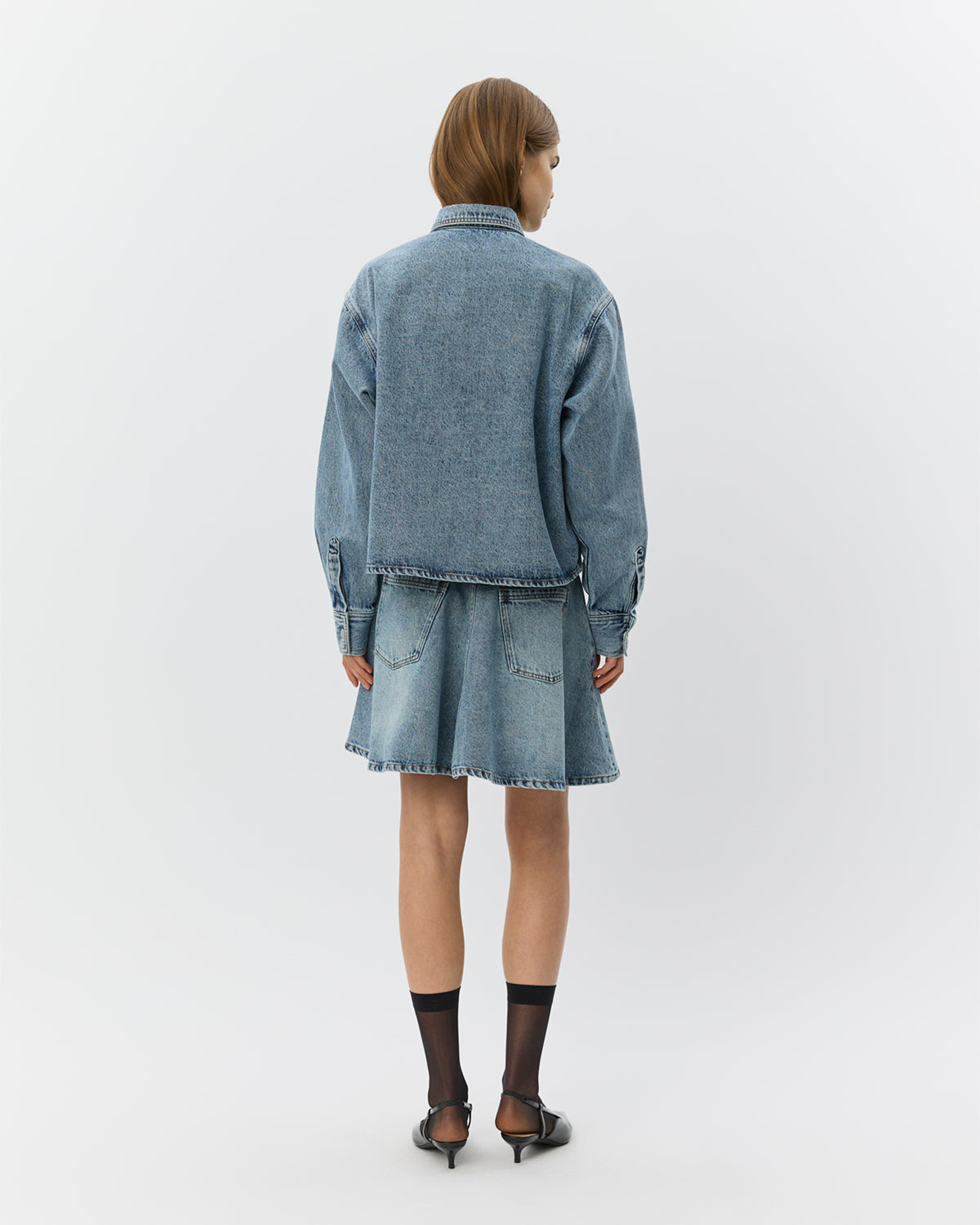 Sofie Schnoor WOMEN NASHSW DENIM BOXY SKJORTE JAKKE Jakke 5036 Blue