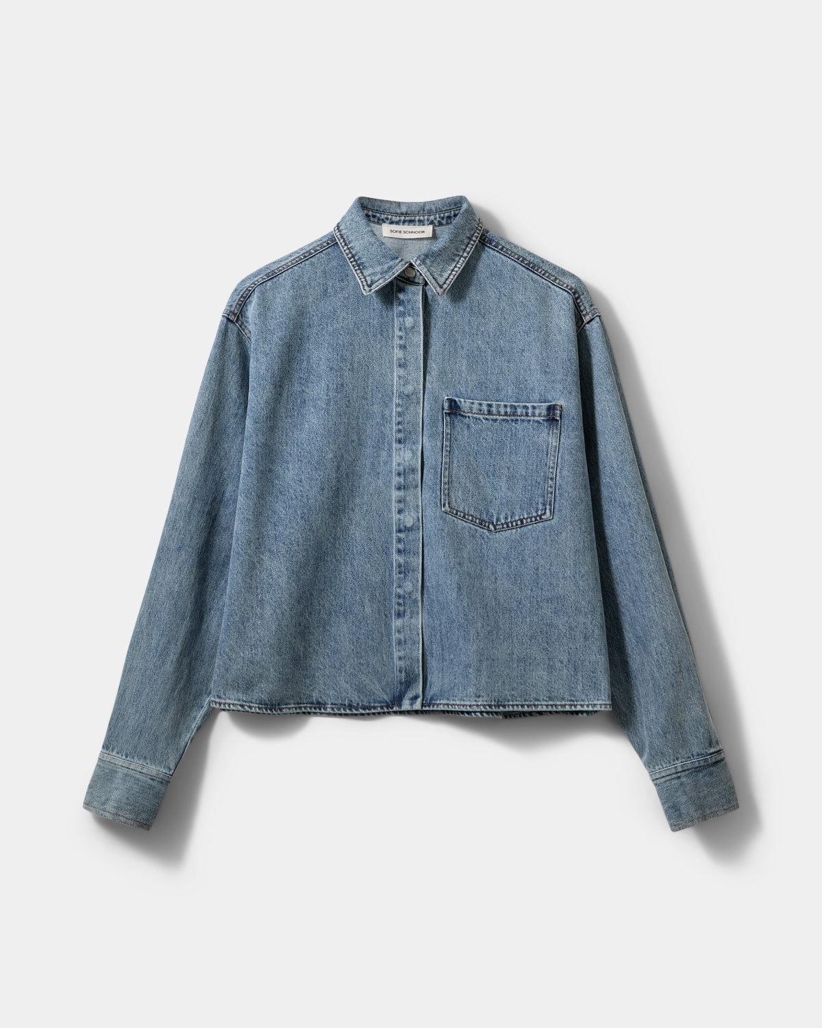 Sofie Schnoor WOMEN NASHSW DENIM BOXY SKJORTE JAKKE Jakke 5036 Blue