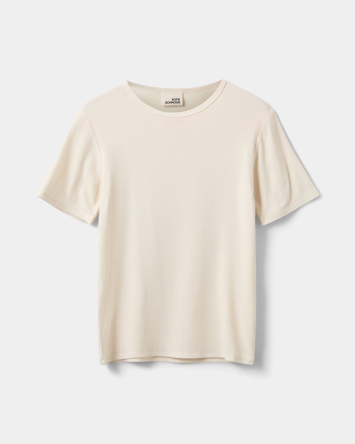 Sofie Schnoor YOUNG NATALIASY RIB T-SHIRT T-shirt 0109 Off White
