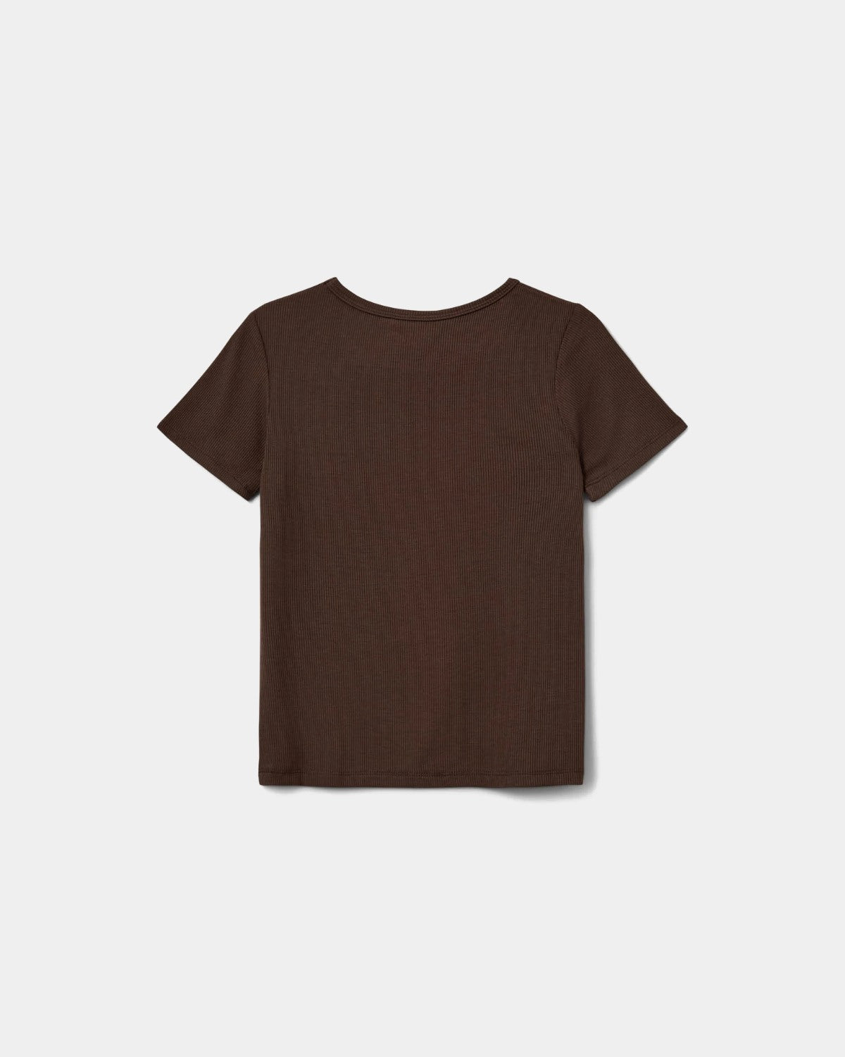 Sofie Schnoor YOUNG NATALIASY RIB T-SHIRT T-shirt 7129 Brown Fudge