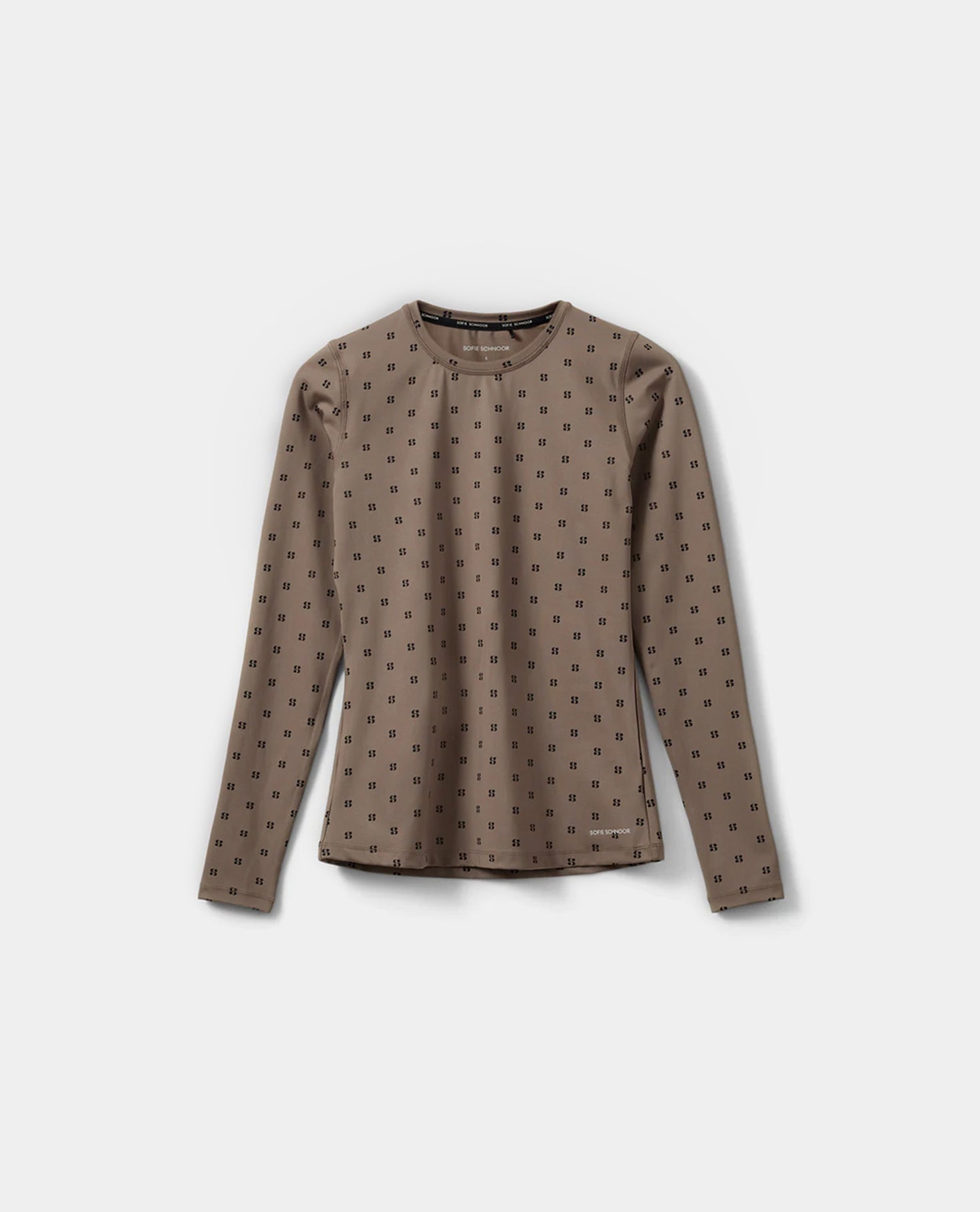 Sofie Schnoor SPORT NOALLESW T-SHIRT LONG SLEEVE T-shirt lang ærmet 9099 Middle Brown