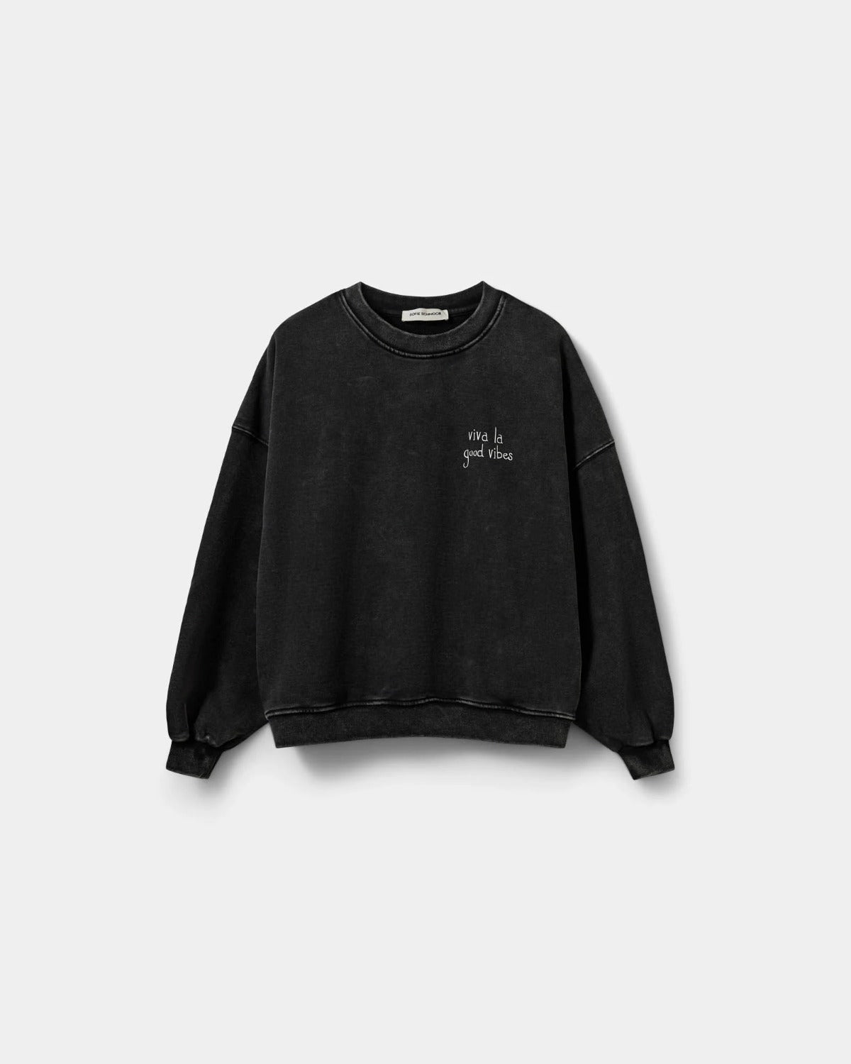 Sofie Schnoor WOMEN PAROSSW OVERSIZED SWEATSHIRT Sweatshirt 1015 Washed black