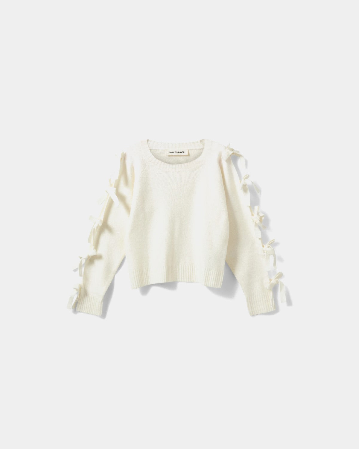Sofie Schnoor YOUNG PERMELISY STRIK Pullover 0103 Off white
