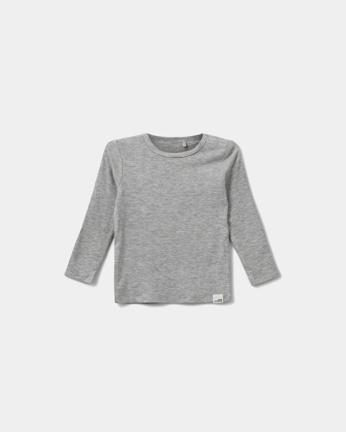 Sofie Schnoor KIDS PETRICIASB T-SHIRT LANGÆRMET T-shirt lang ærmet 8000 Grey mel