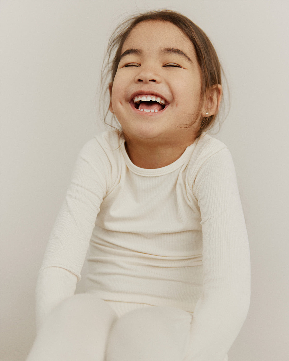 Sofie Schnoor KIDS PETRICIASK T-SHIRT LANGÆRMET T-shirt lang ærmet 0109 Off White