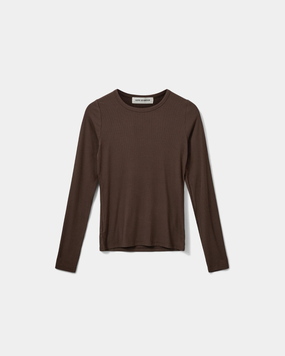 Sofie Schnoor WOMEN PETRICIASW T-SHIRT LANGÆRMET T-shirt lang ærmet 7129 Brown Fudge