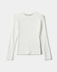 PETRICIASY T-SHIRT LANGÆRMET - White
