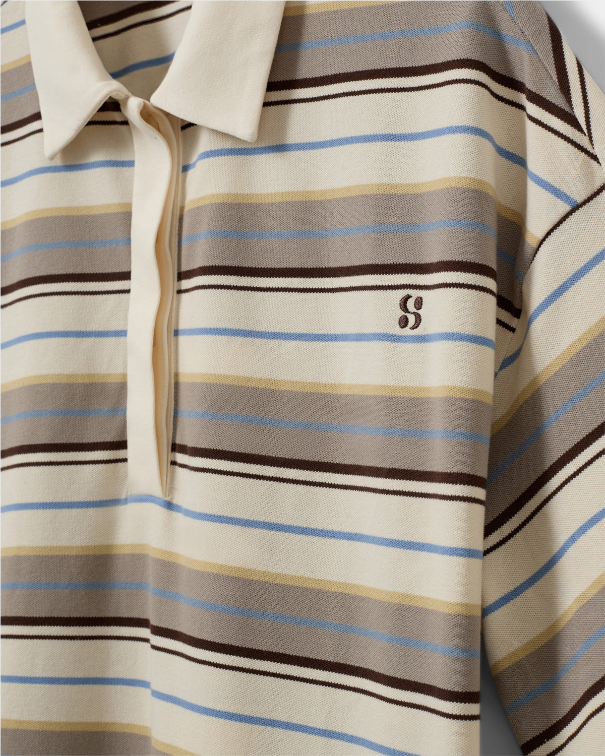 Sofie Schnoor WOMEN PILSW OVERSIZE STRIBET POLO T-SHIRT T-shirt 0140 Off White Striped