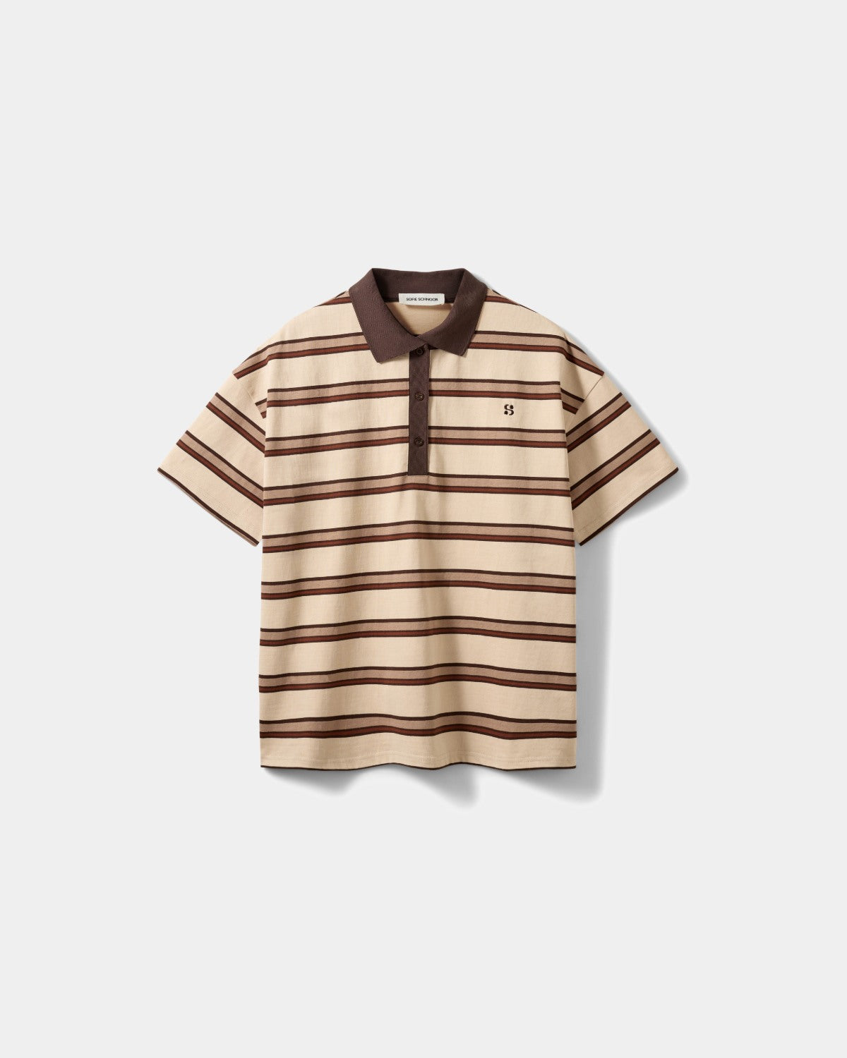 Sofie Schnoor WOMEN PILSW POLO T-SHIRT T-shirt 7113 Brown Striped