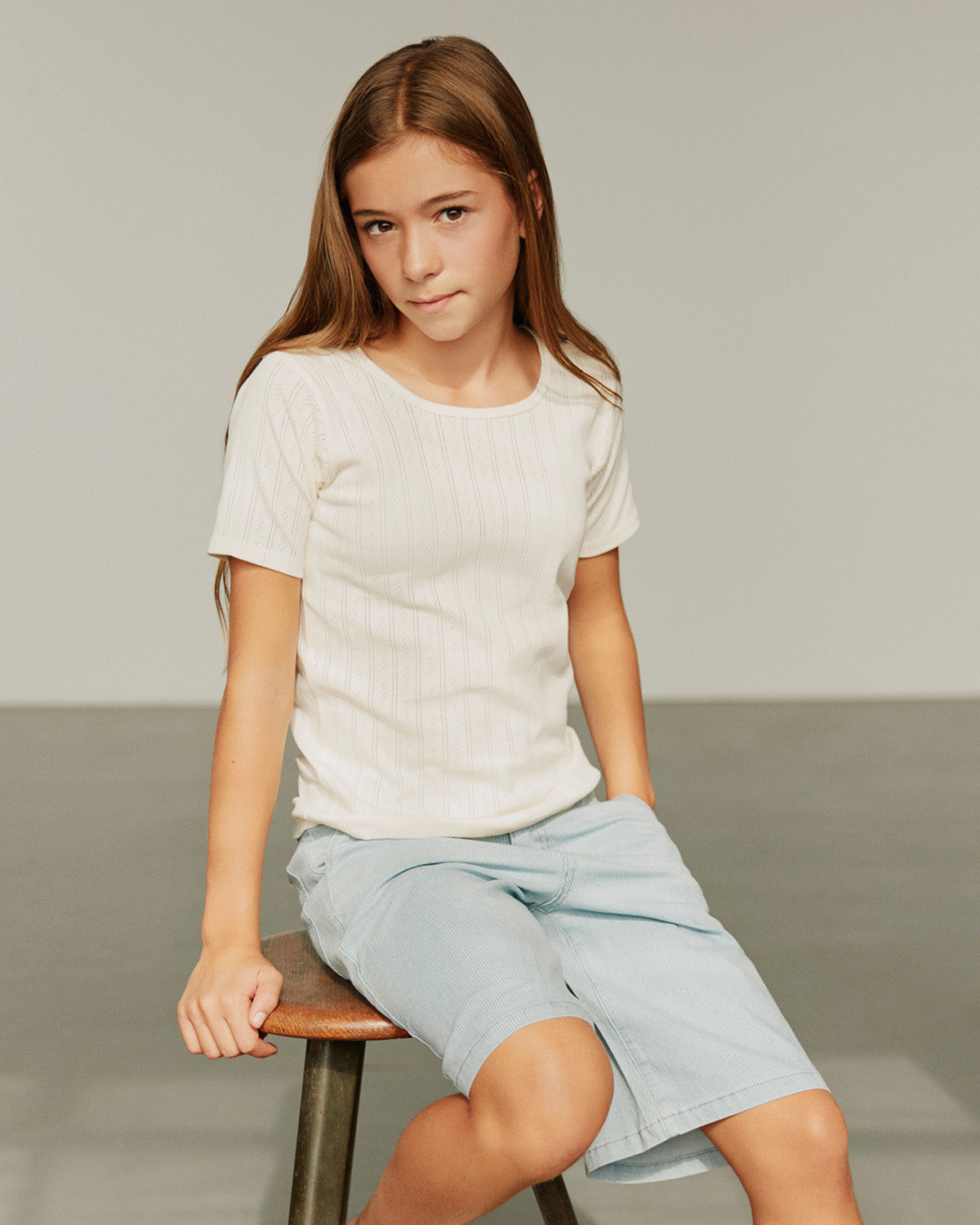 Sofie Schnoor YOUNG PIPERSY POIENTELLE T-SHIRT T-shirt 0109 Off White