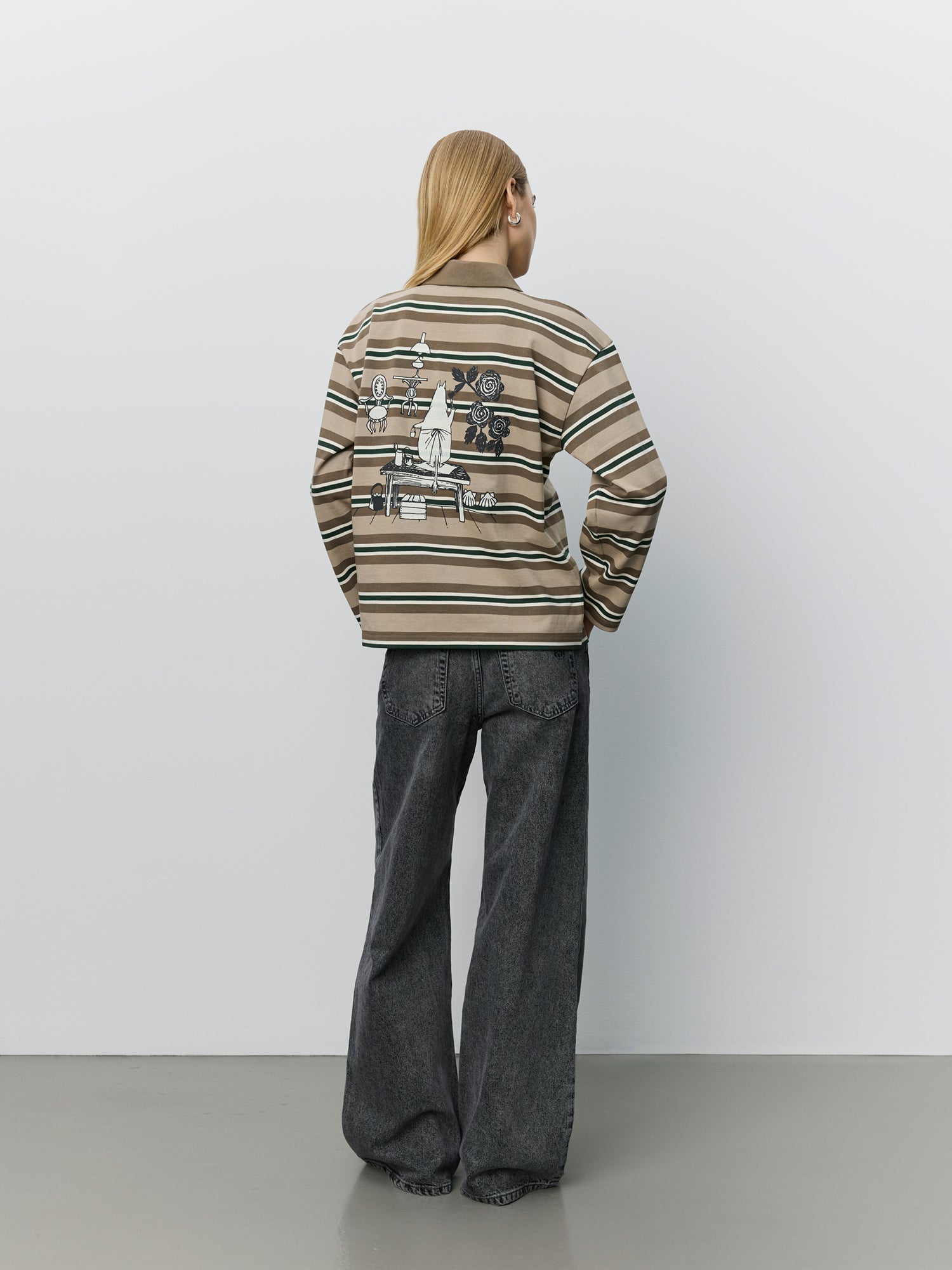 Sofie Schnoor WOMEN PRIASW MOOMIN LANGÆRMET POLO T-shirt lang ærmet 7113 Brown Striped