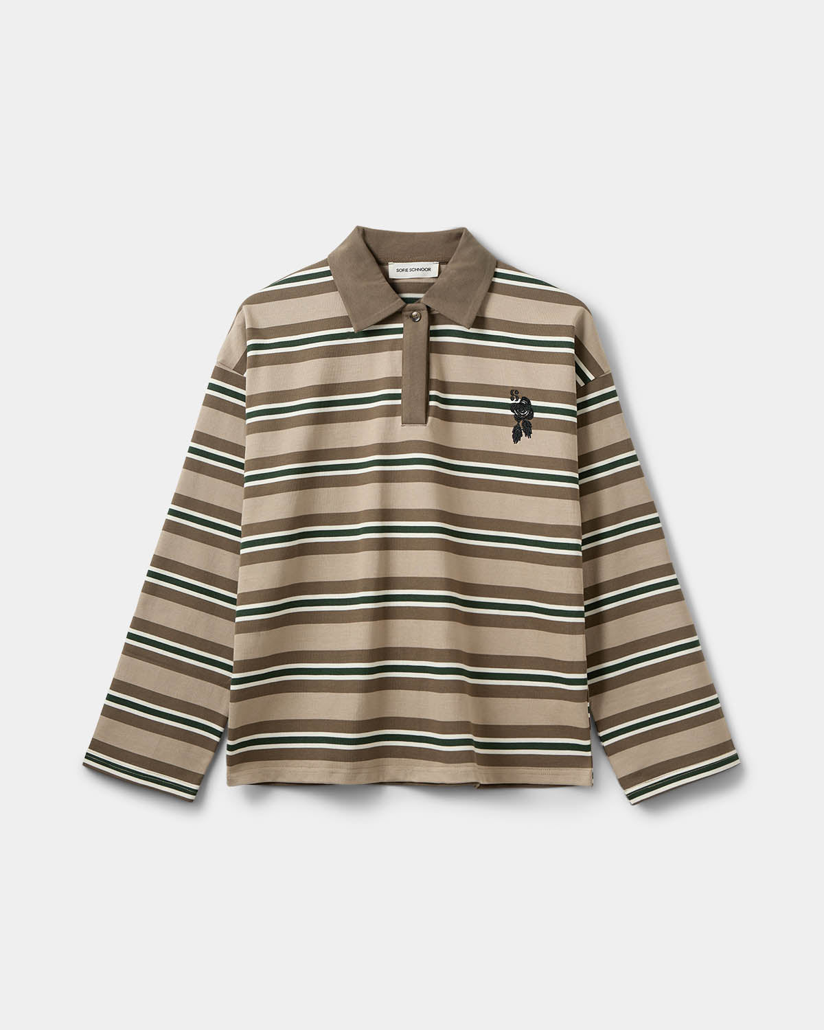 Sofie Schnoor WOMEN PRIASW MOOMIN LANGÆRMET POLO T-shirt lang ærmet 7113 Brown Striped