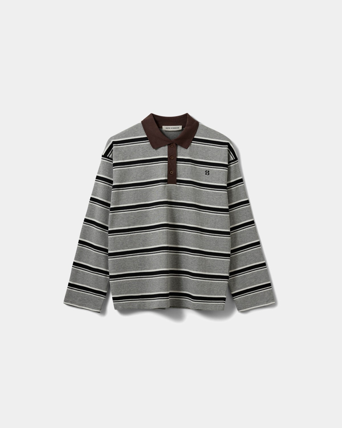 Sofie Schnoor WOMEN PRIASW POLO Sweatshirt 8048 Grey Striped