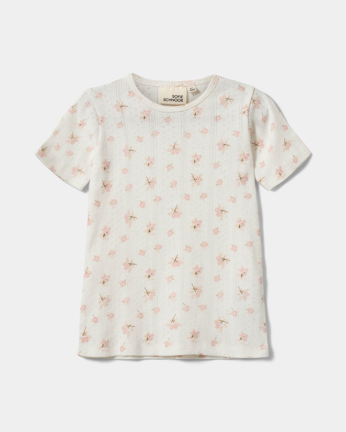 Sofie Schnoor KIDS PiperKB T-shirt T-shirt 9139 Off White - Light Pink