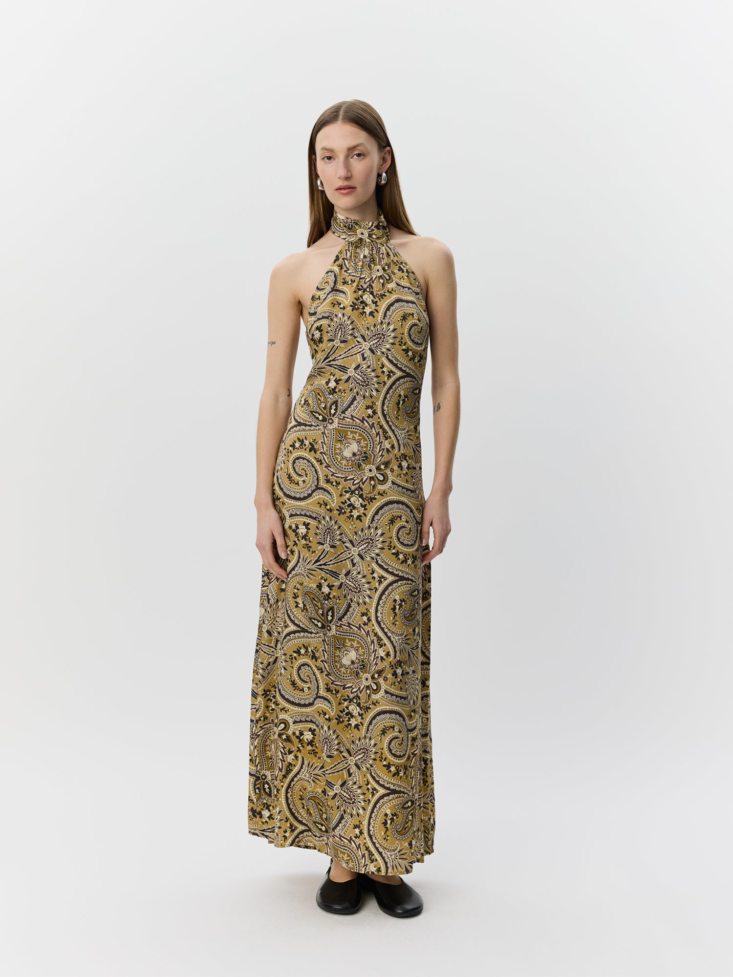 Sofie Schnoor WOMEN RAEDENSW PAISLEY PRINTET MAXI KJOLE Kjole 7163 Bronze Mix Paisley