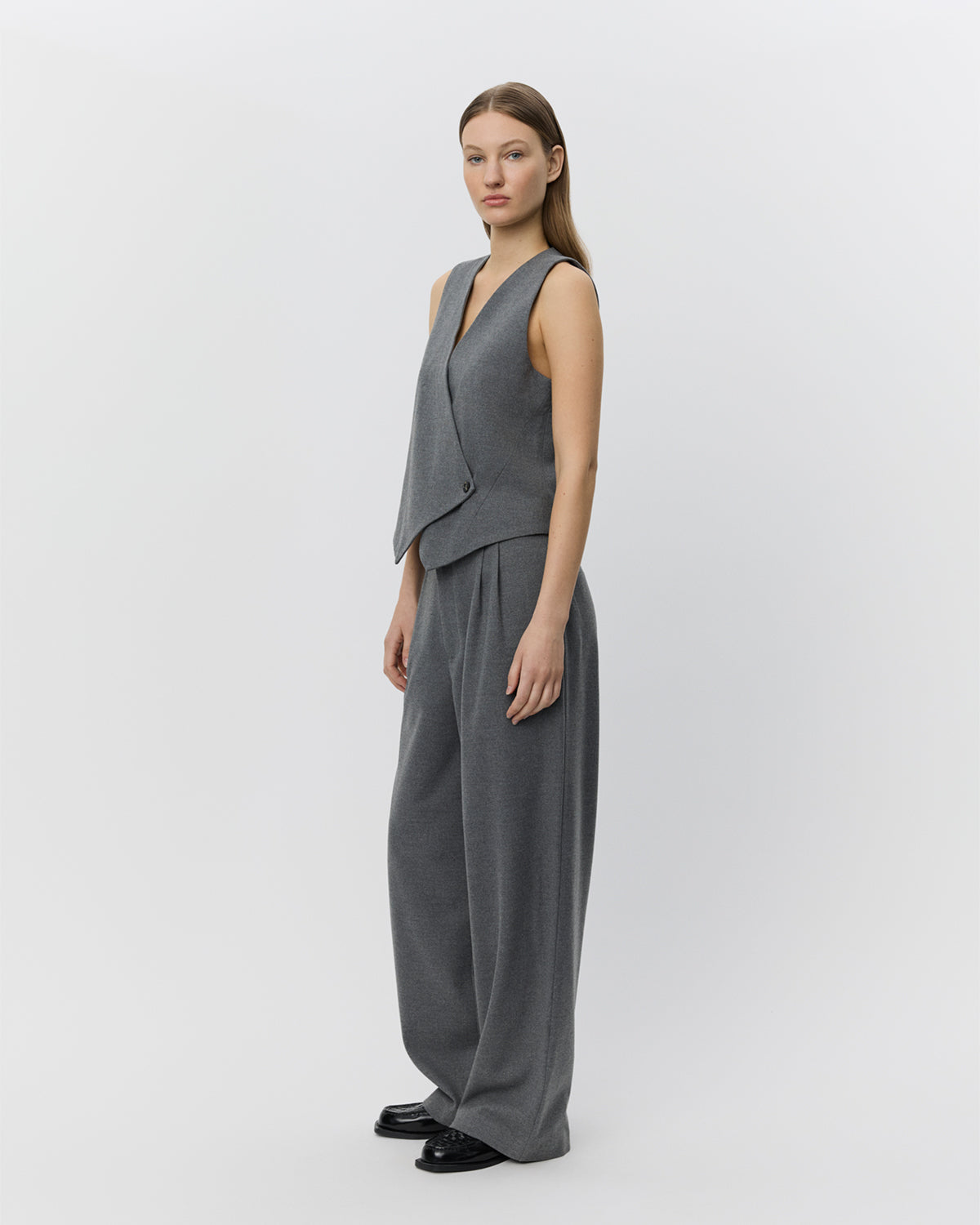 Sofie Schnoor WOMEN ROSALINDSW BUKSER Buks 8000 Grey Melange