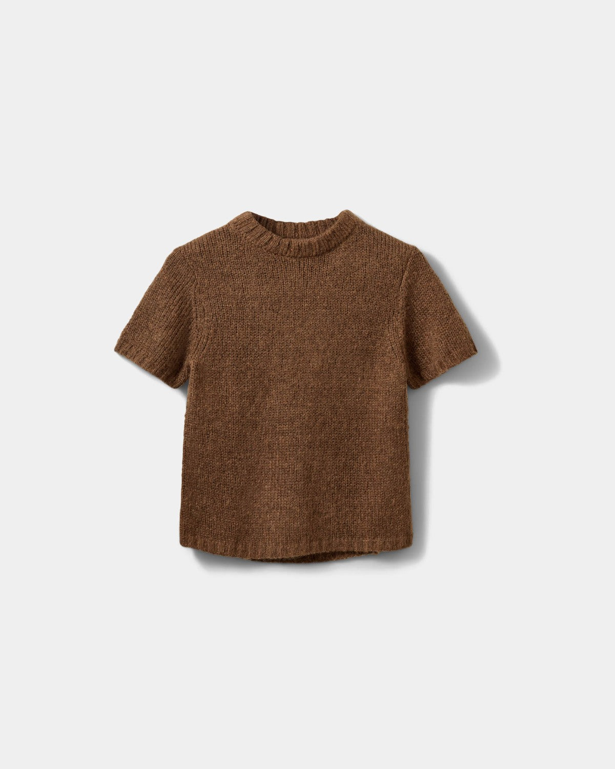 Sofie Schnoor WOMEN SAGASW KORTÆRMET STRIK SWEATER Strik 7164 Maple Brown